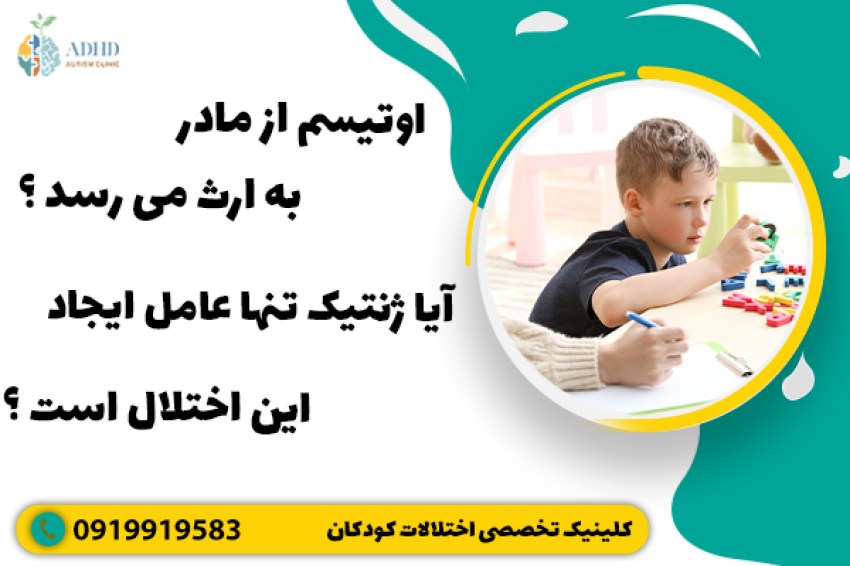 اوتیسم از مادر به ارث می رسد ؟ آیا ژنتیک تنها عامل ایجاد این اختلال است ؟